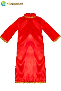 TUNICA ROSSO CON PASSAMANERIA BAMBINO/A